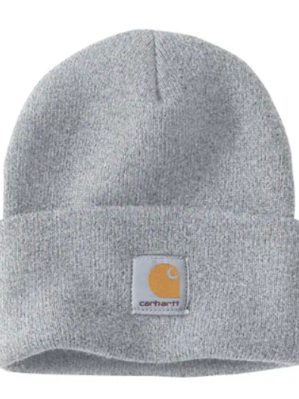 Carhartt Gray Cuffed Knit Beanie